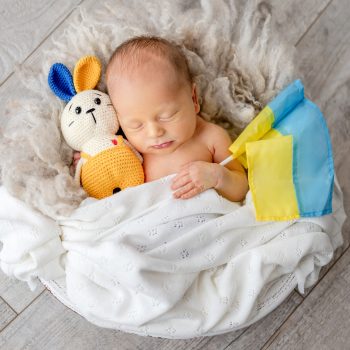 Newborn baby portrait